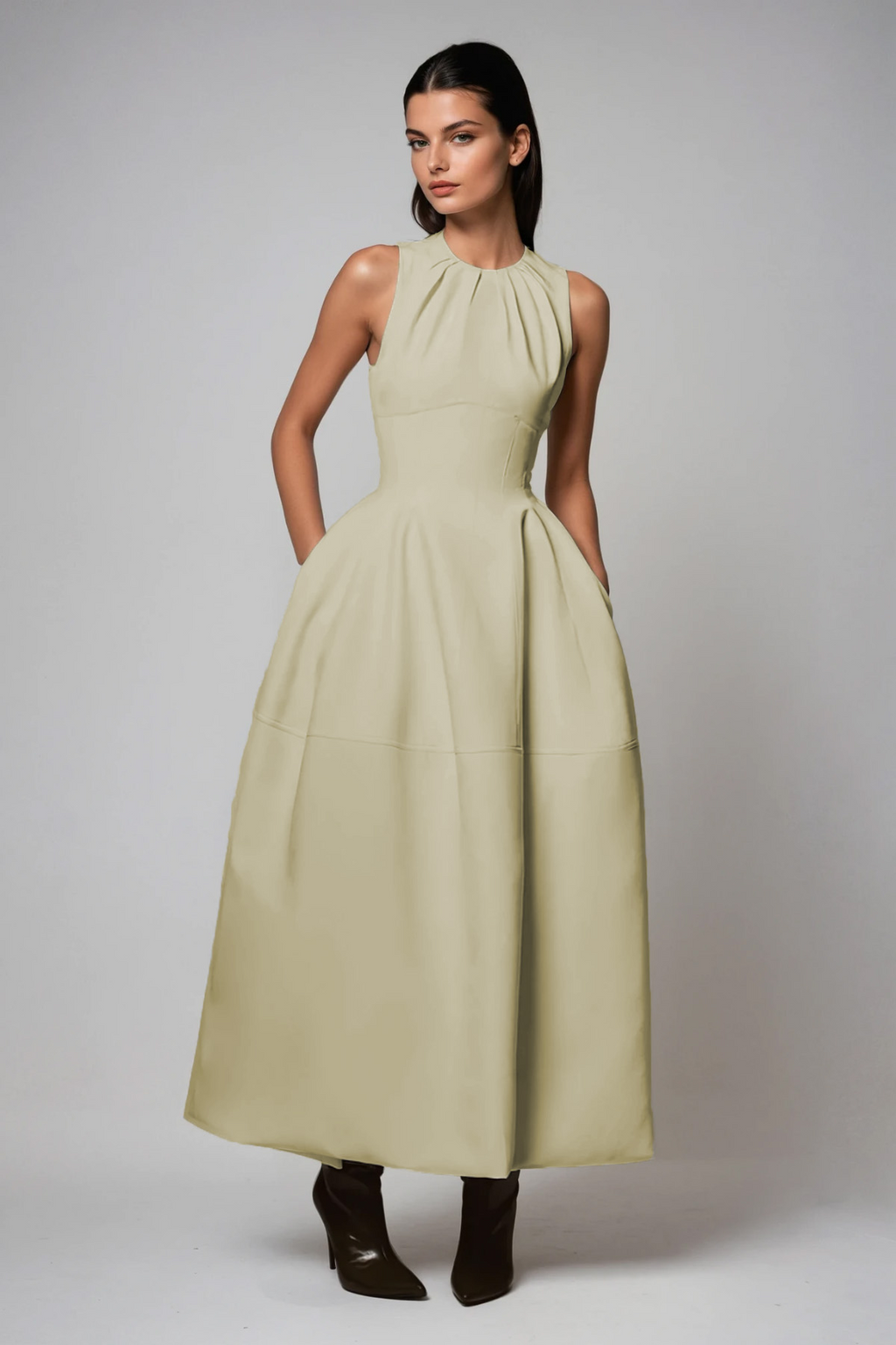 Daryush Ruch Sleeveless Maxi Dress