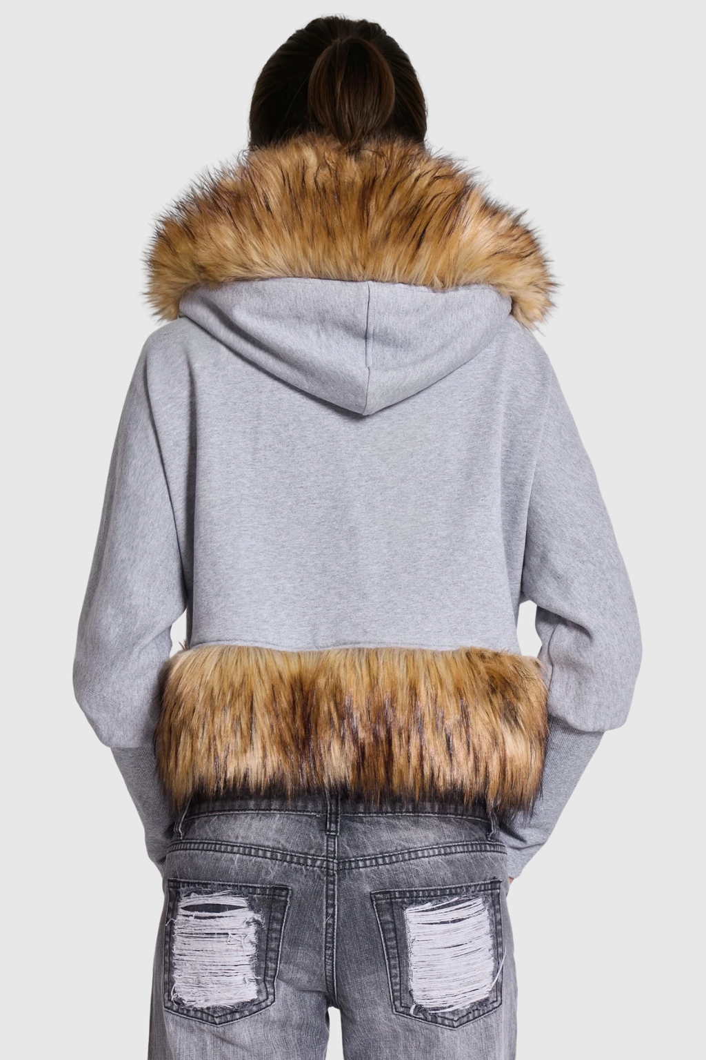 Dashiell Faux Fur Hooded Jacket