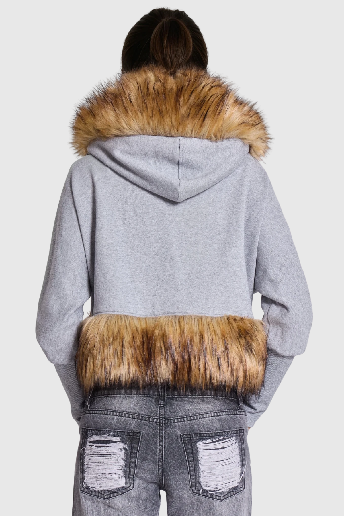 Dashiell Faux Fur Hooded Jacket