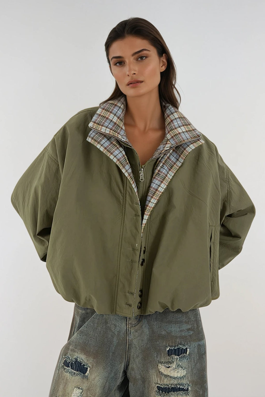 Dathan Deconstruct Grid Jacket