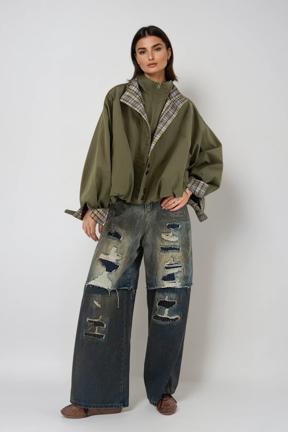 Dathan Deconstruct Grid Jacket