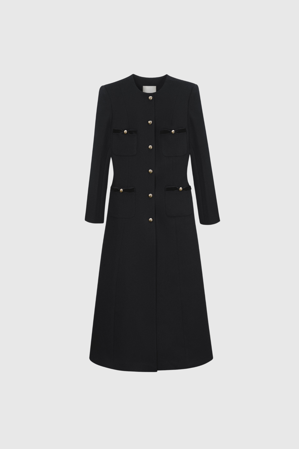 Dearbhla Long Sleeve Split Midi Dress