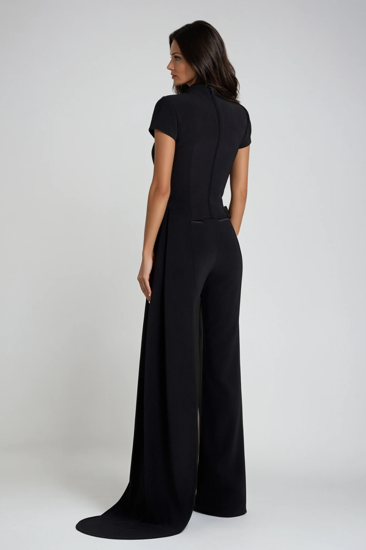 December Deconstruct  Fringe Pants Set In Black