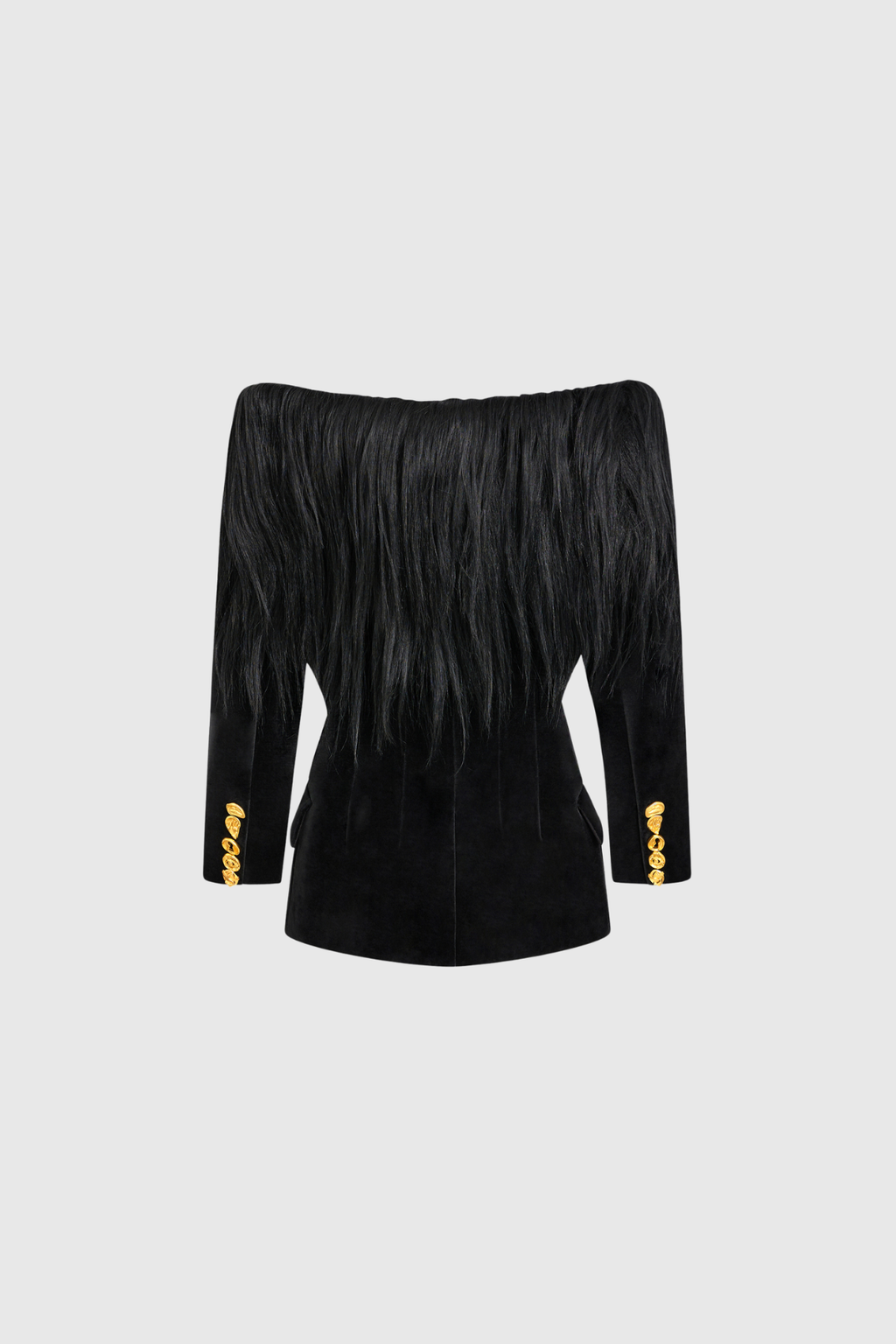 Dejan Off Shoulder Fringe Top