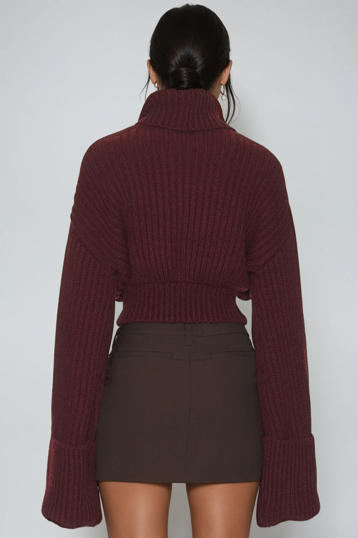 Delfim High Neck Knit Top