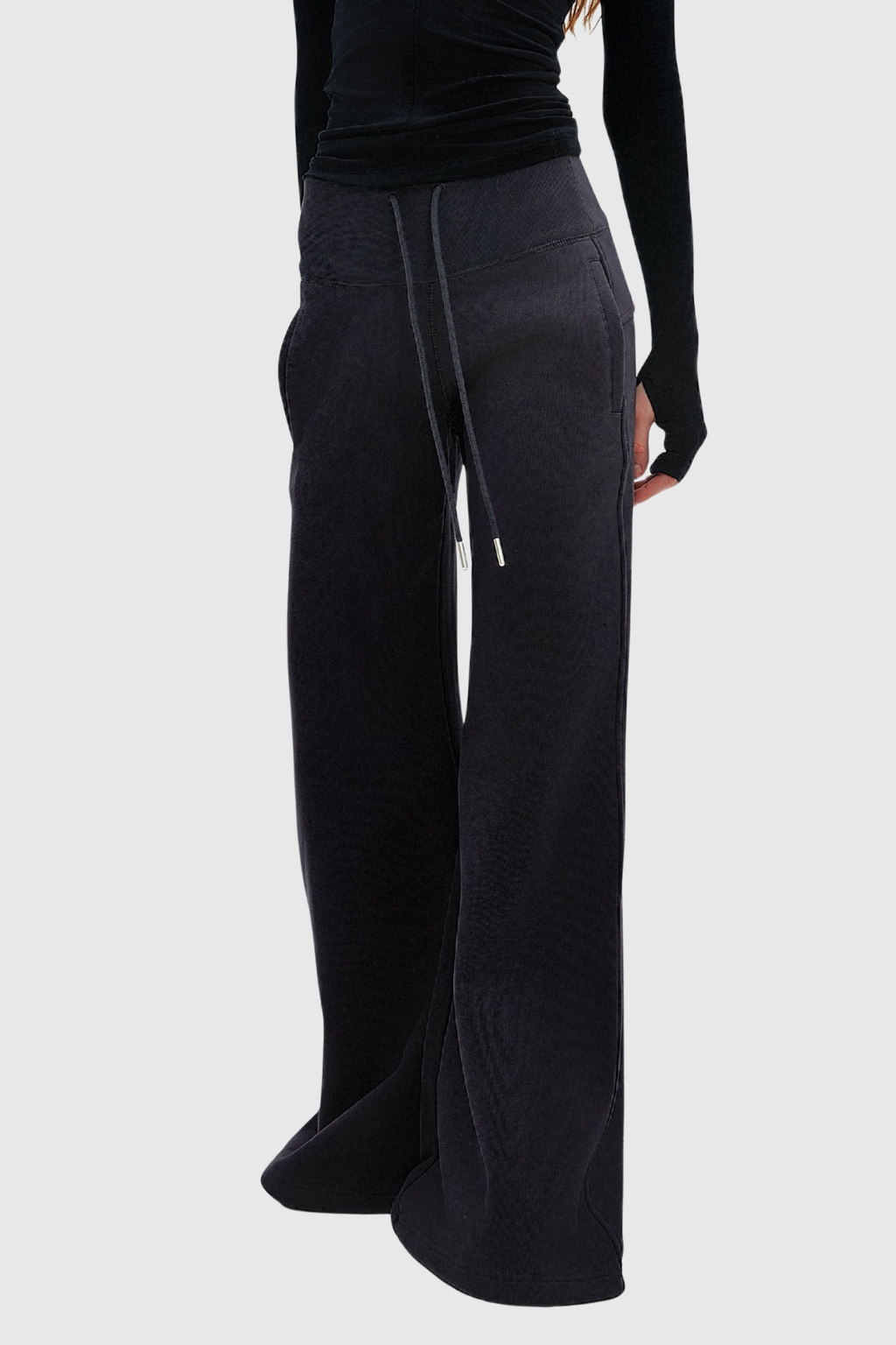 Delicia Straight Pants In Black