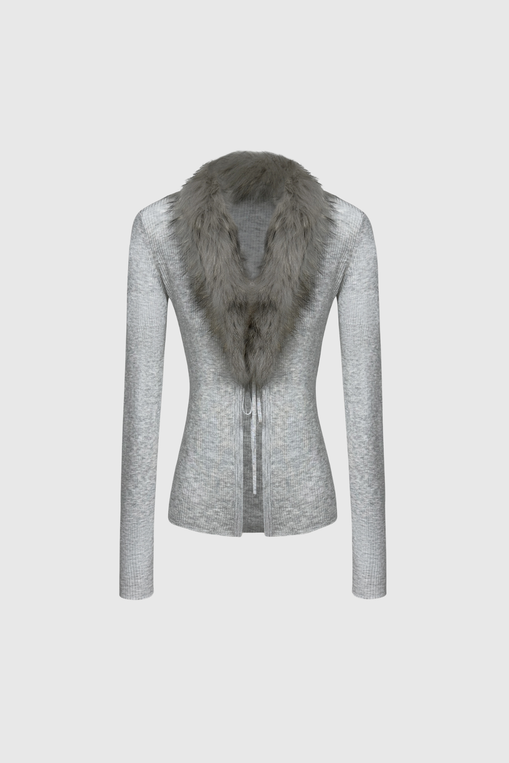 Deniece Faux Fur Knit Jacket