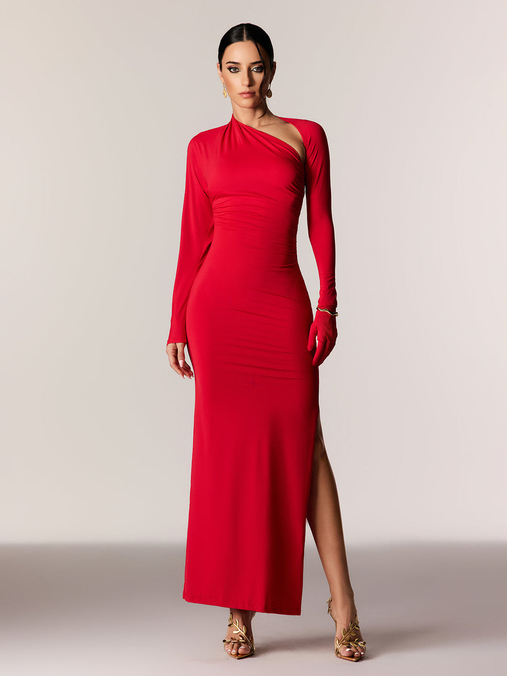 Denver Cutout High Split Maxi Dress