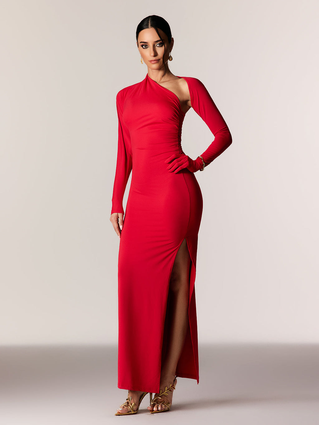 Denver Cutout High Split Maxi Dress