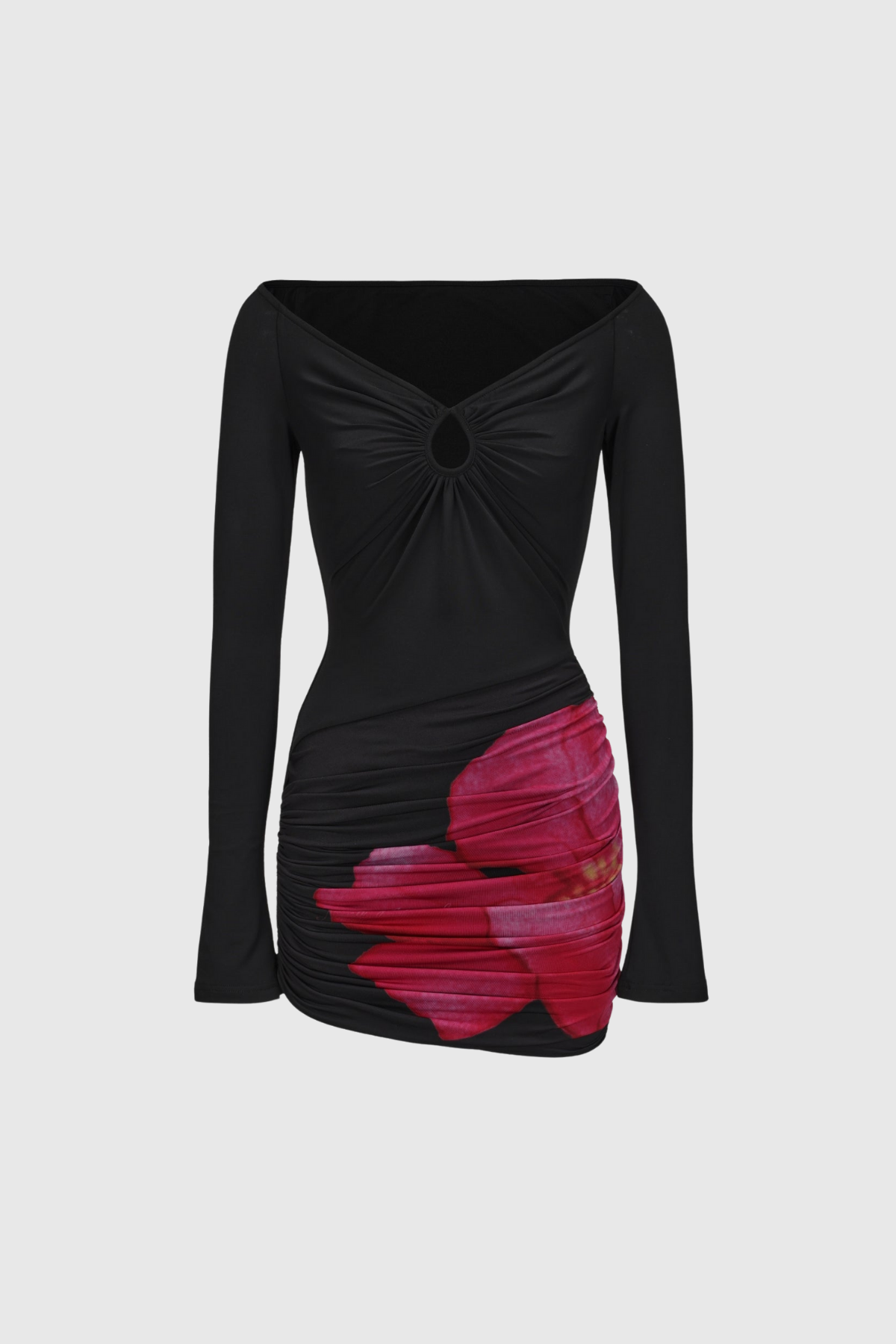 Denzil Off Shoulder Floral Mini Dress