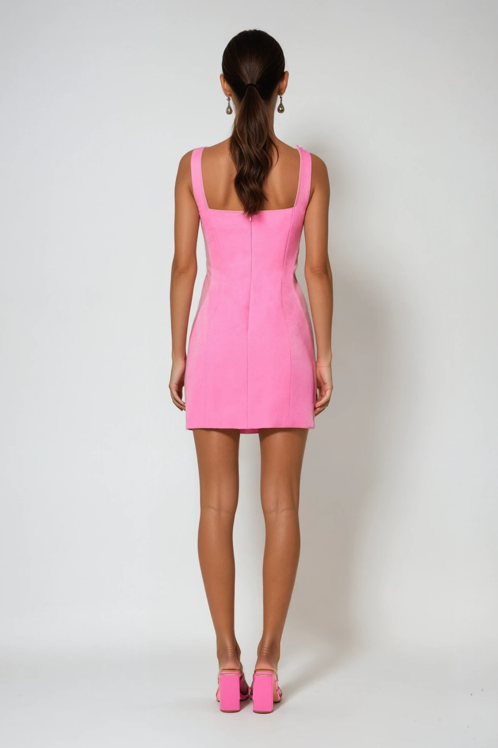 Deror Sleeveless Flower Mini Dress