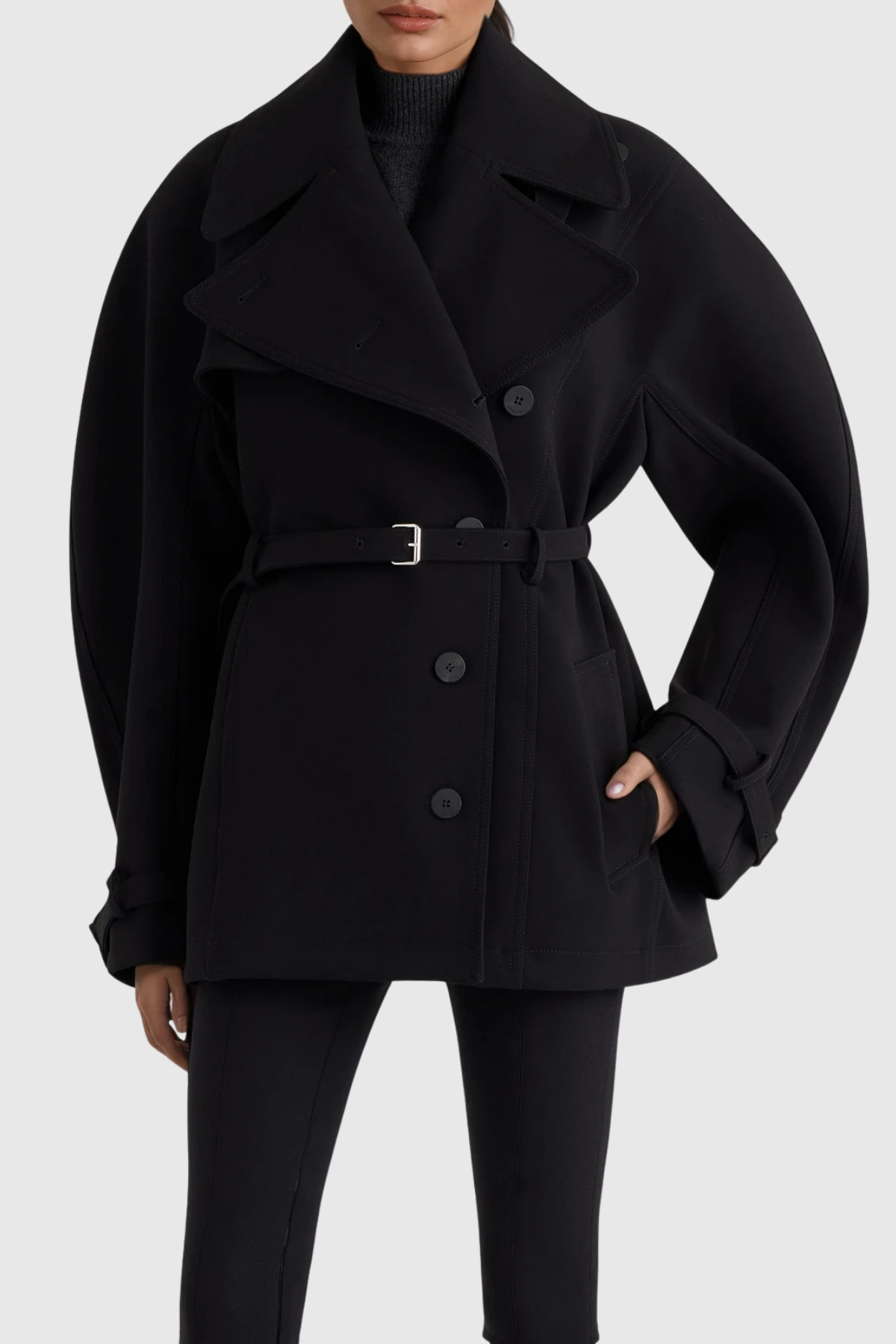 Desiderata Lapel Asymmetric Jacket