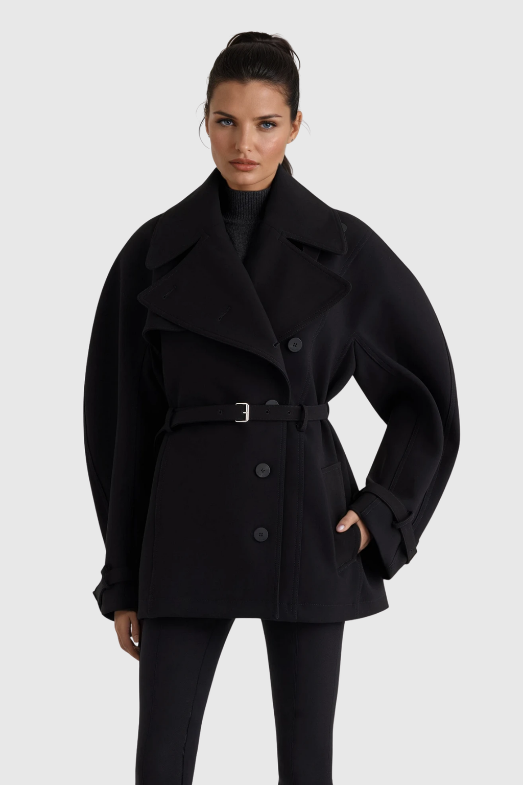 Desiderata Lapel Asymmetric Jacket