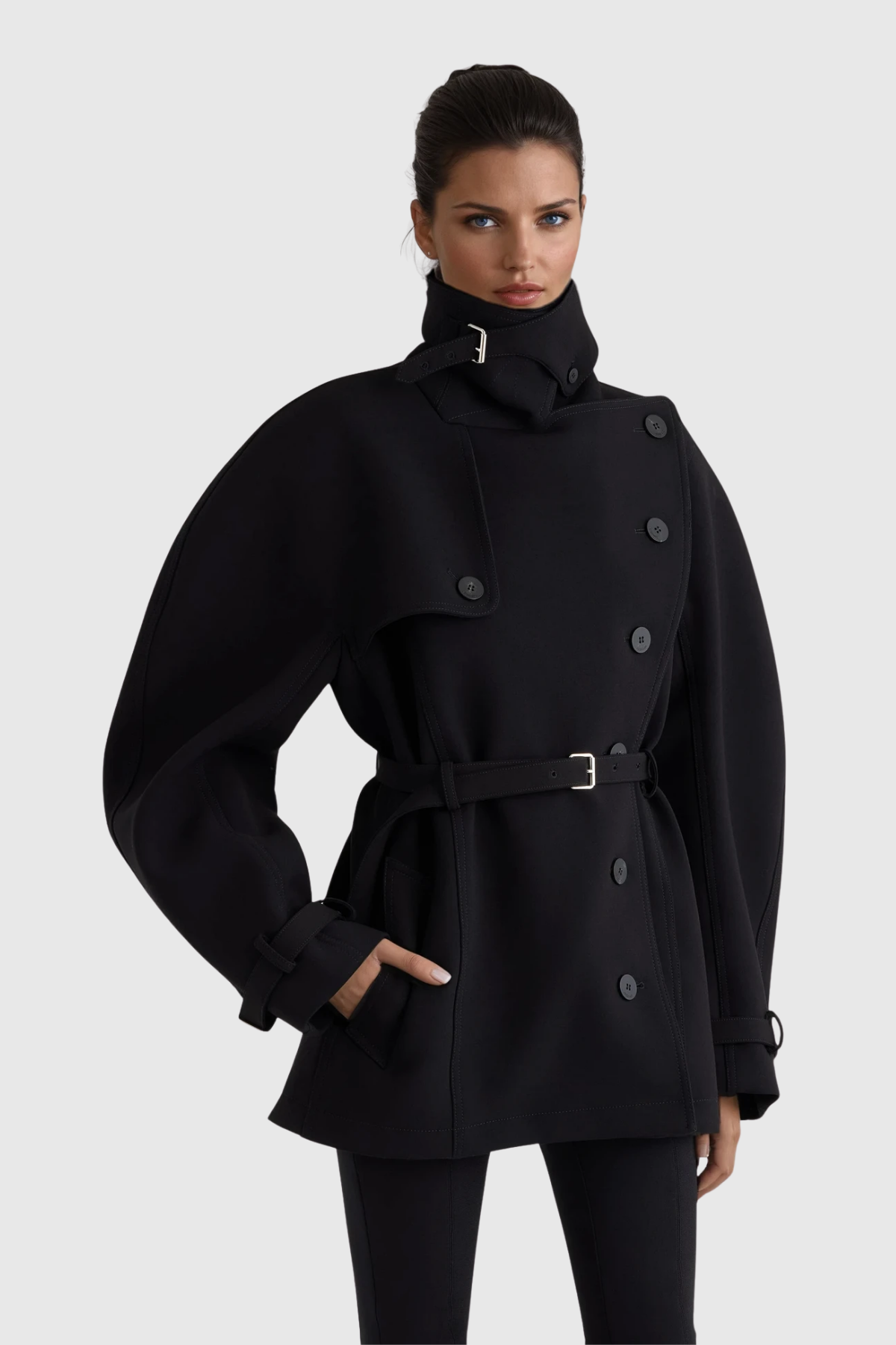 Desiderata Lapel Asymmetric Jacket