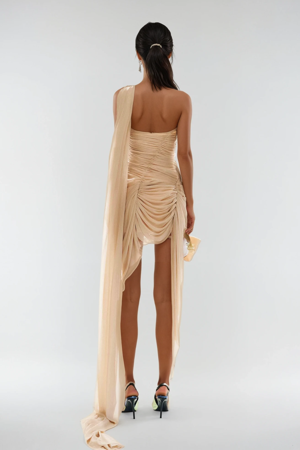 Desta Deconstruct Ruch Scarf Mini Dress