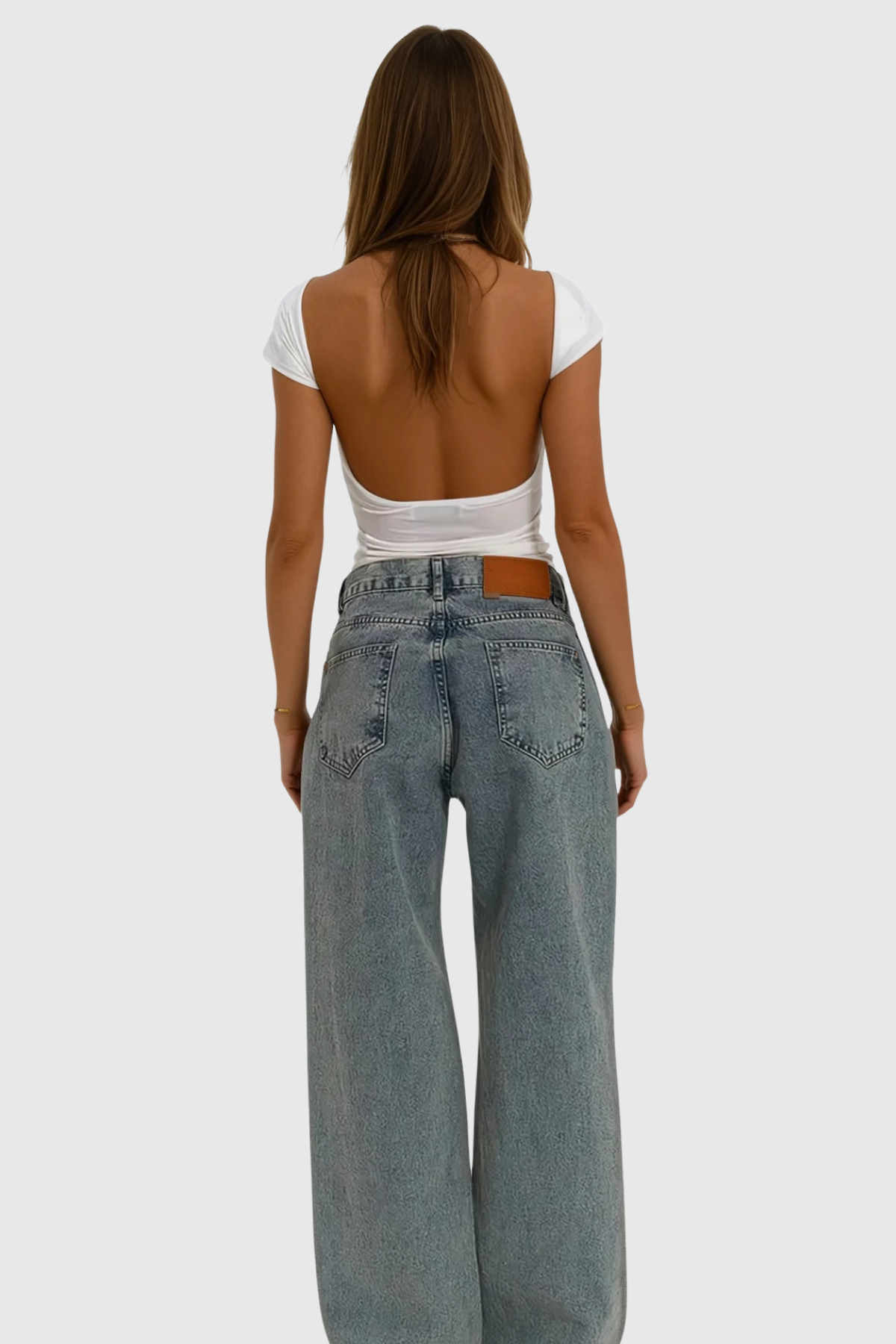Devaki Mesh Burnout Jeans