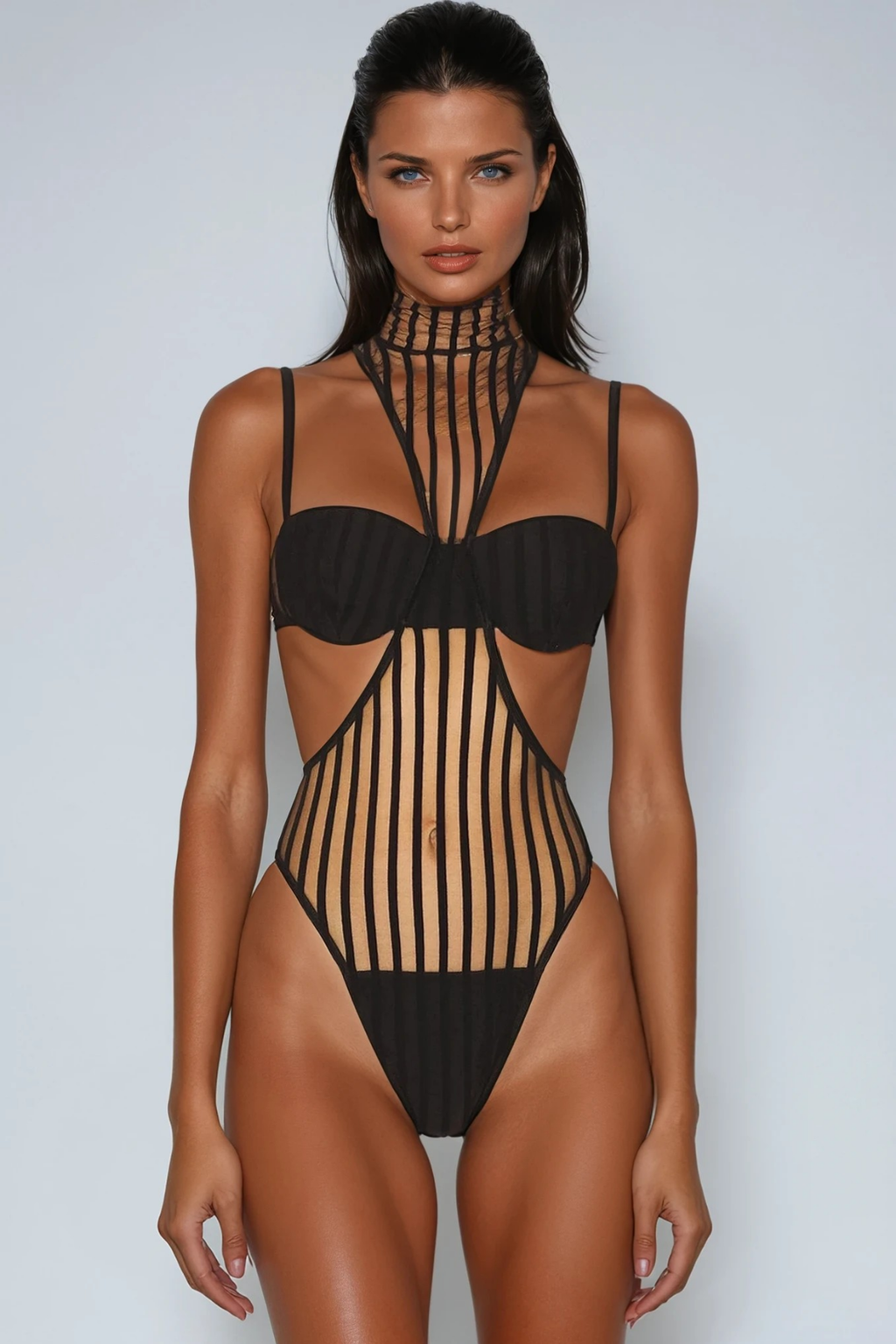 Devan Mesh Cutout Bodysuit
