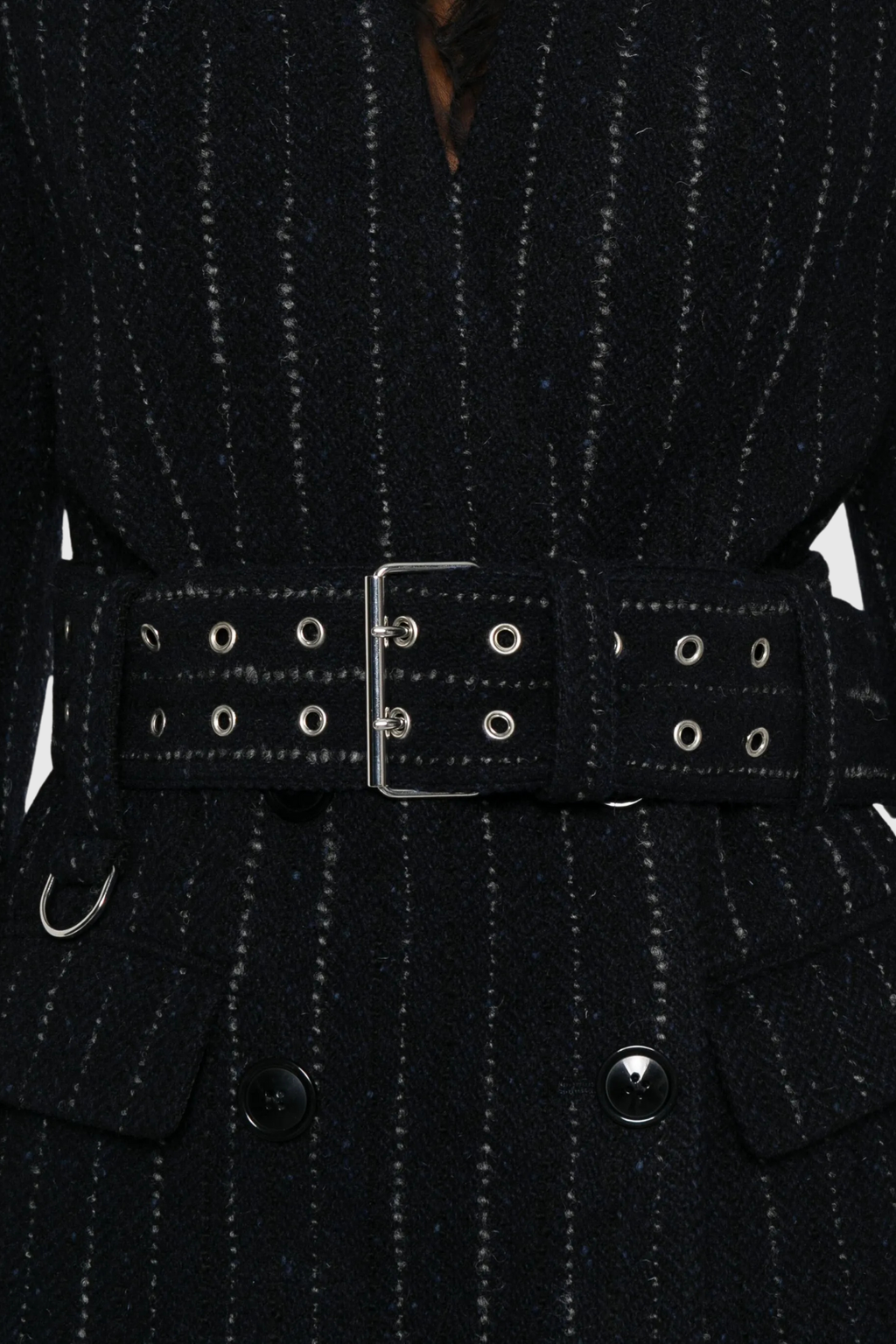 Devante Stripe Belt Jacket