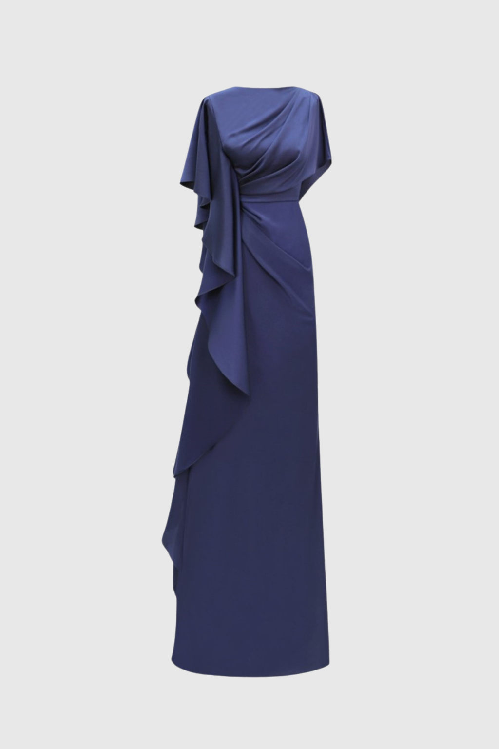 Dhananjay Asymmetric Ruffle Maxi Dress