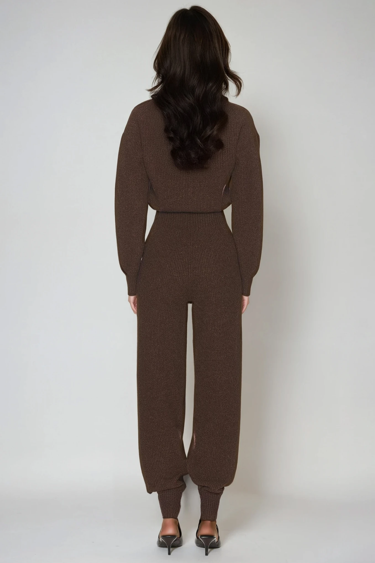 Diamanto Bodycon Knit Jumpsuit