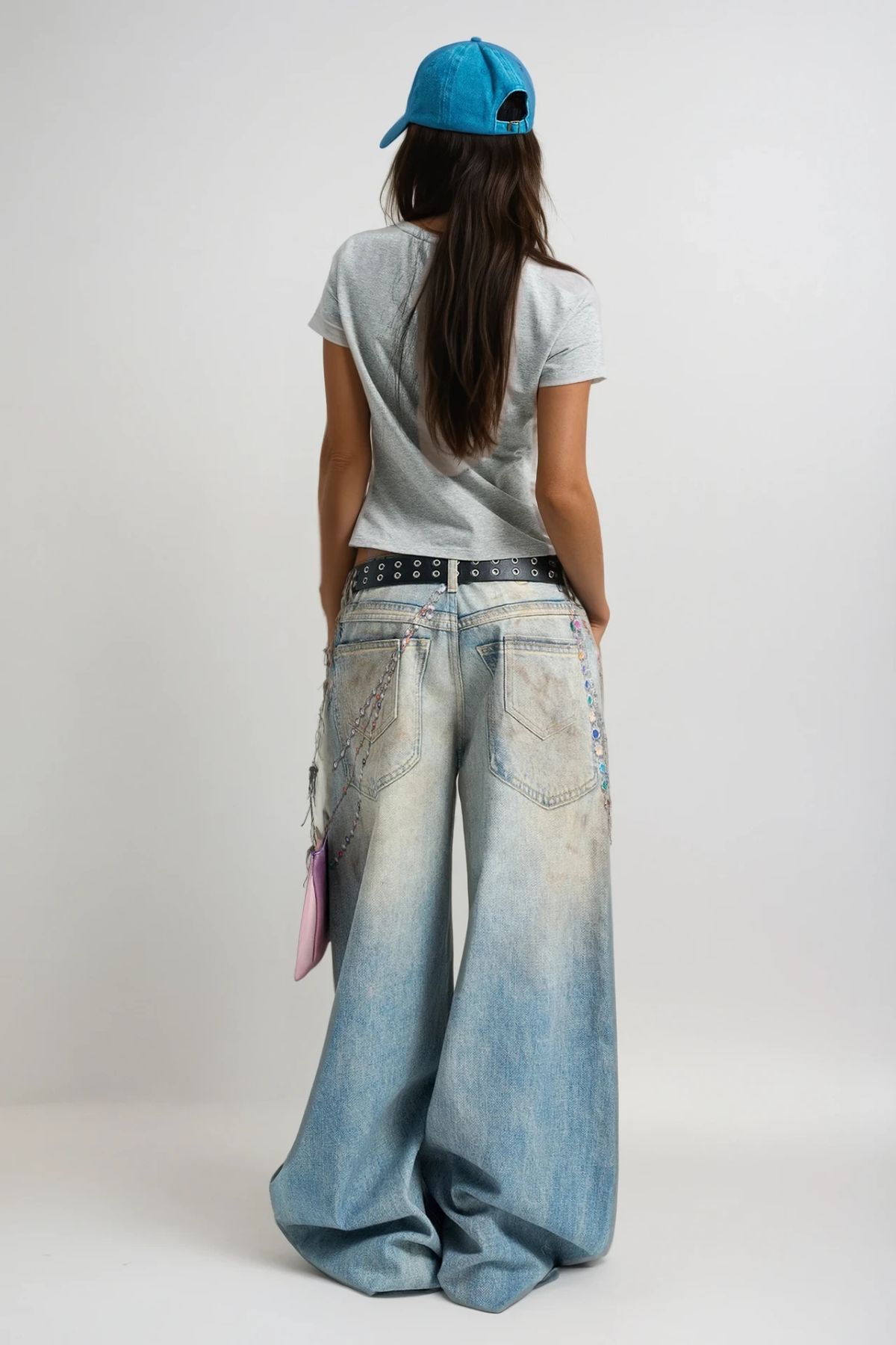 Diann Print Wide Leg Jeans