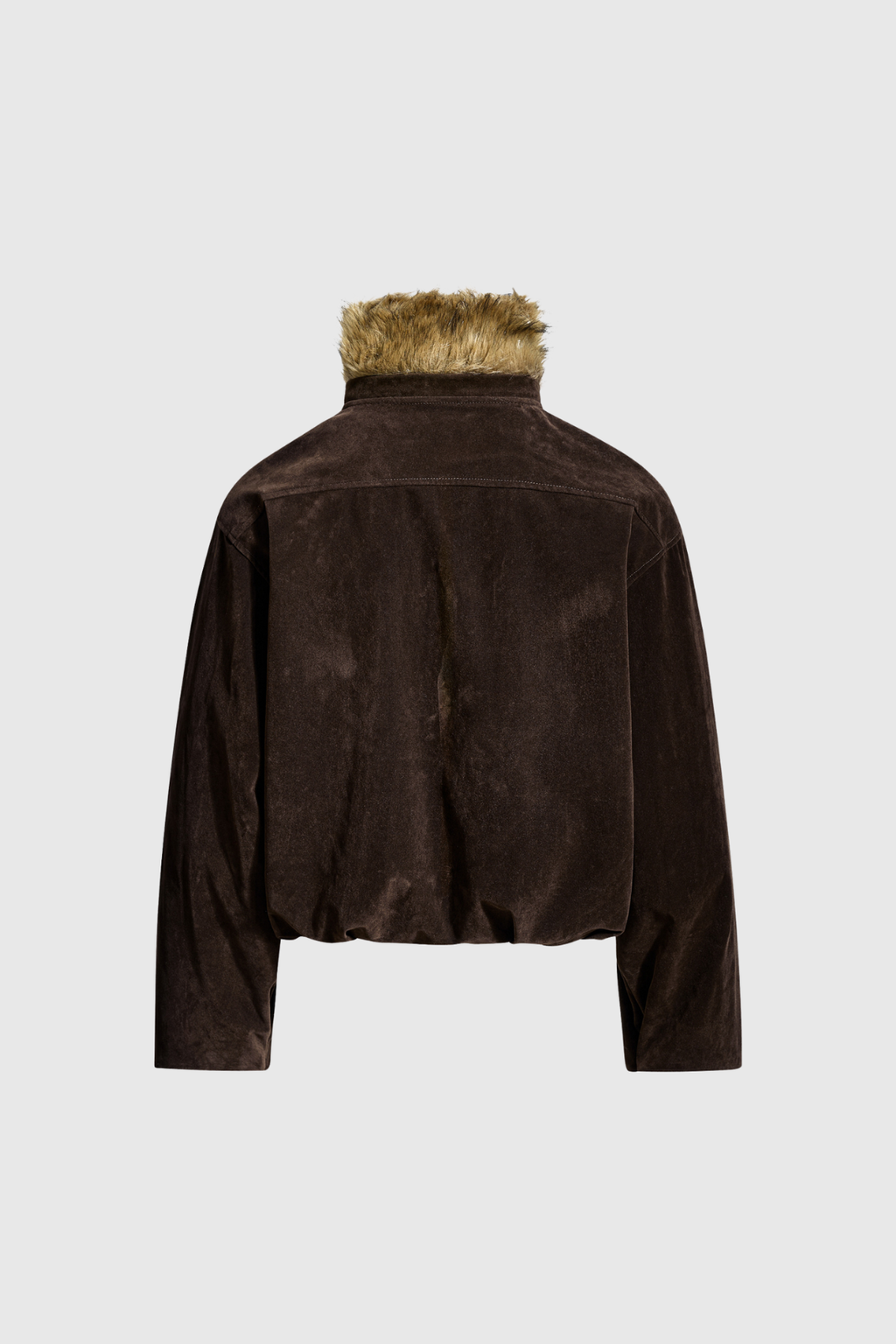 Dick Faux Fur Star Jacket In Brown
