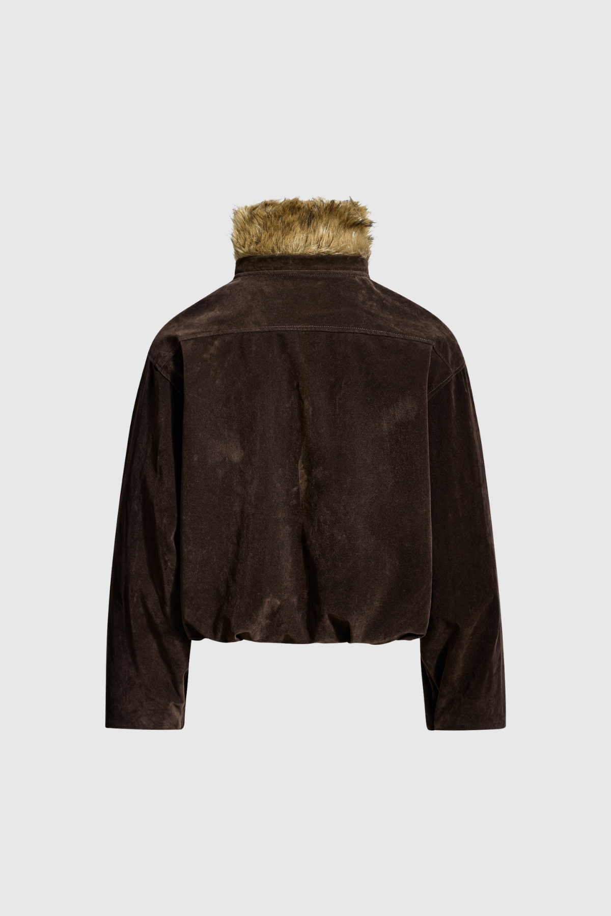 Dick Faux Fur Star Jacket In Brown
