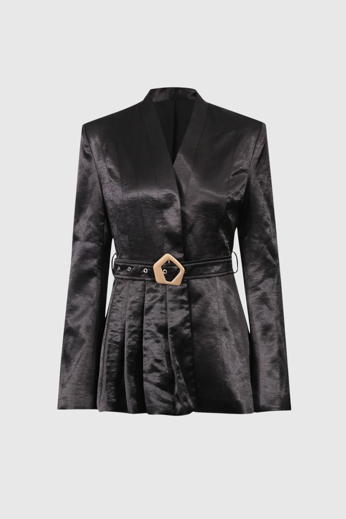 Diederich V Neck Belt Blazer