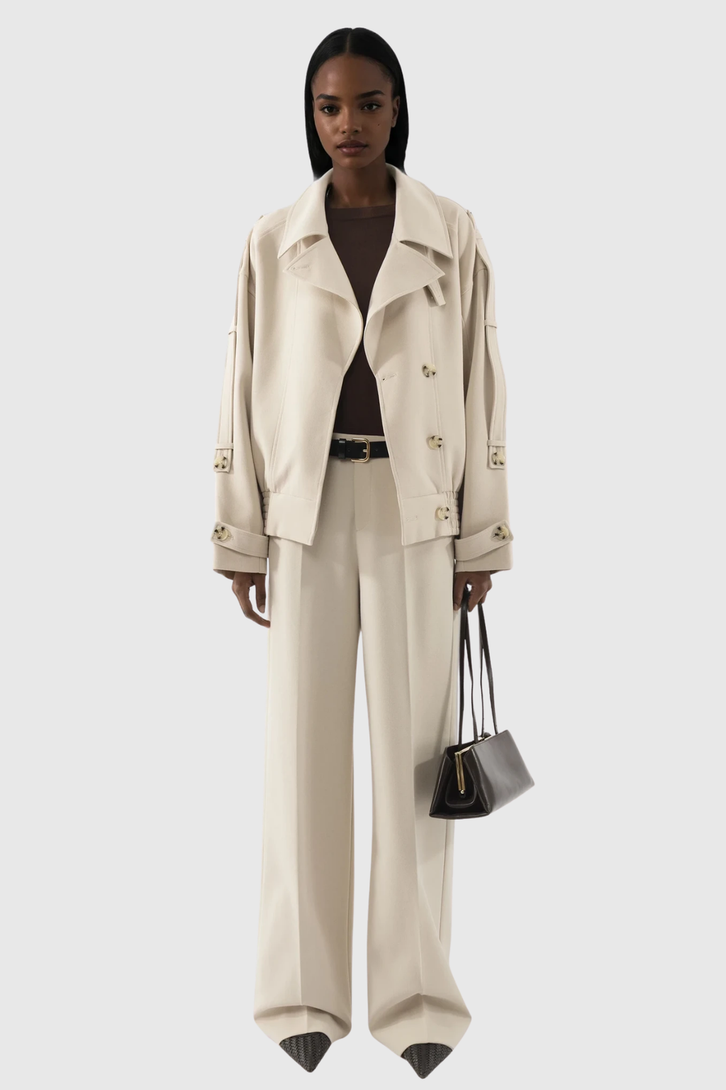 Diego Buckle High Neck Jacket