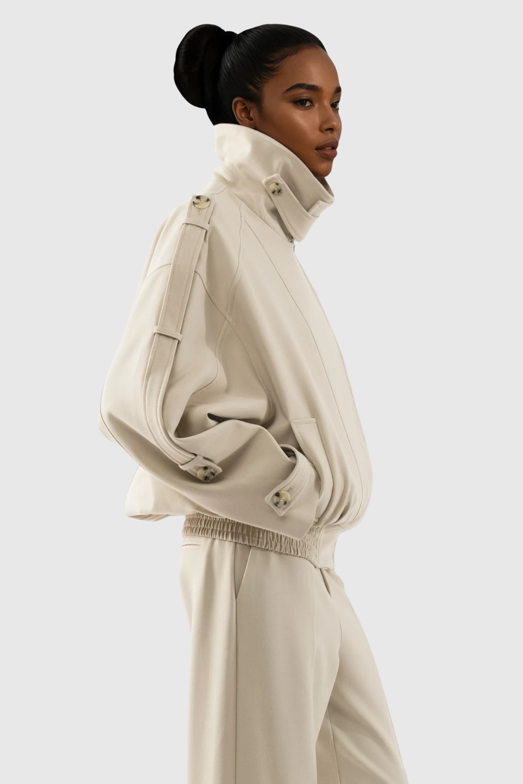 Diego Buckle High Neck Jacket