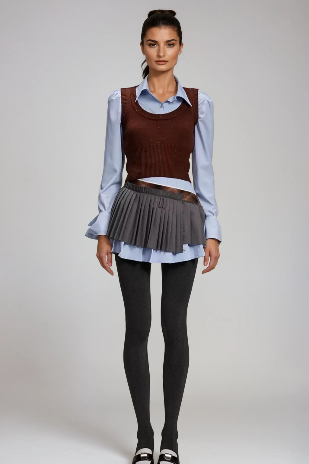 Dieuwert Deconstruct Knit Skirt Set