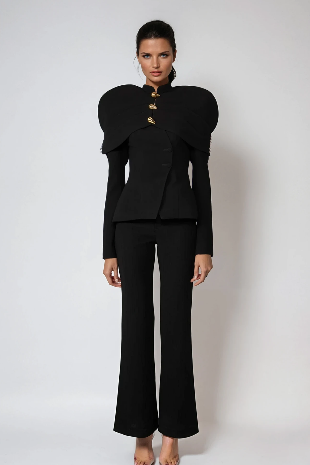 Diletta Button Shawl Jacket