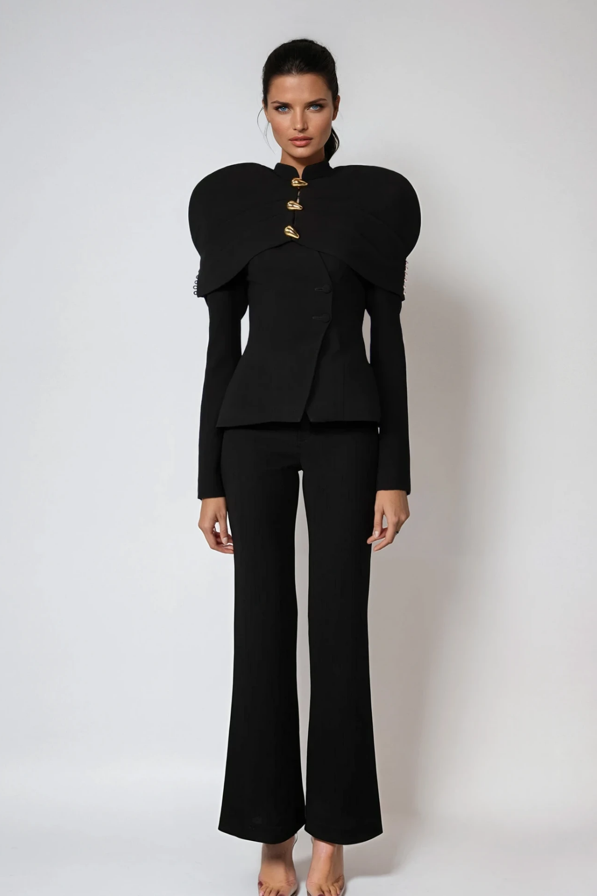 Diletta Button Shawl Jacket