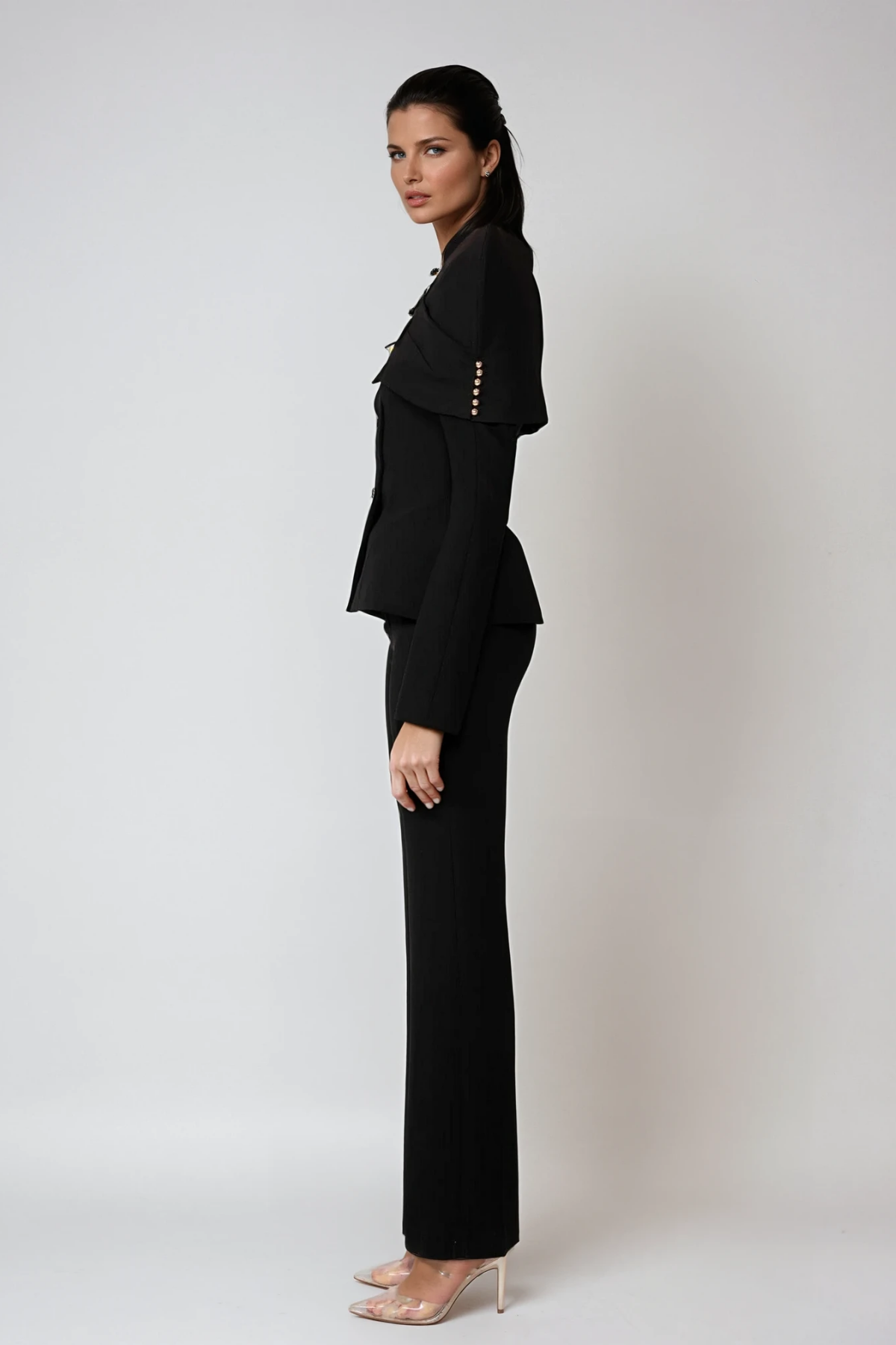 Diletta Button Shawl Jacket