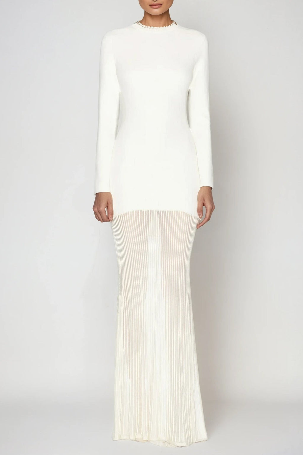 Dilnoza Deconstruct Knit Maxi Dress