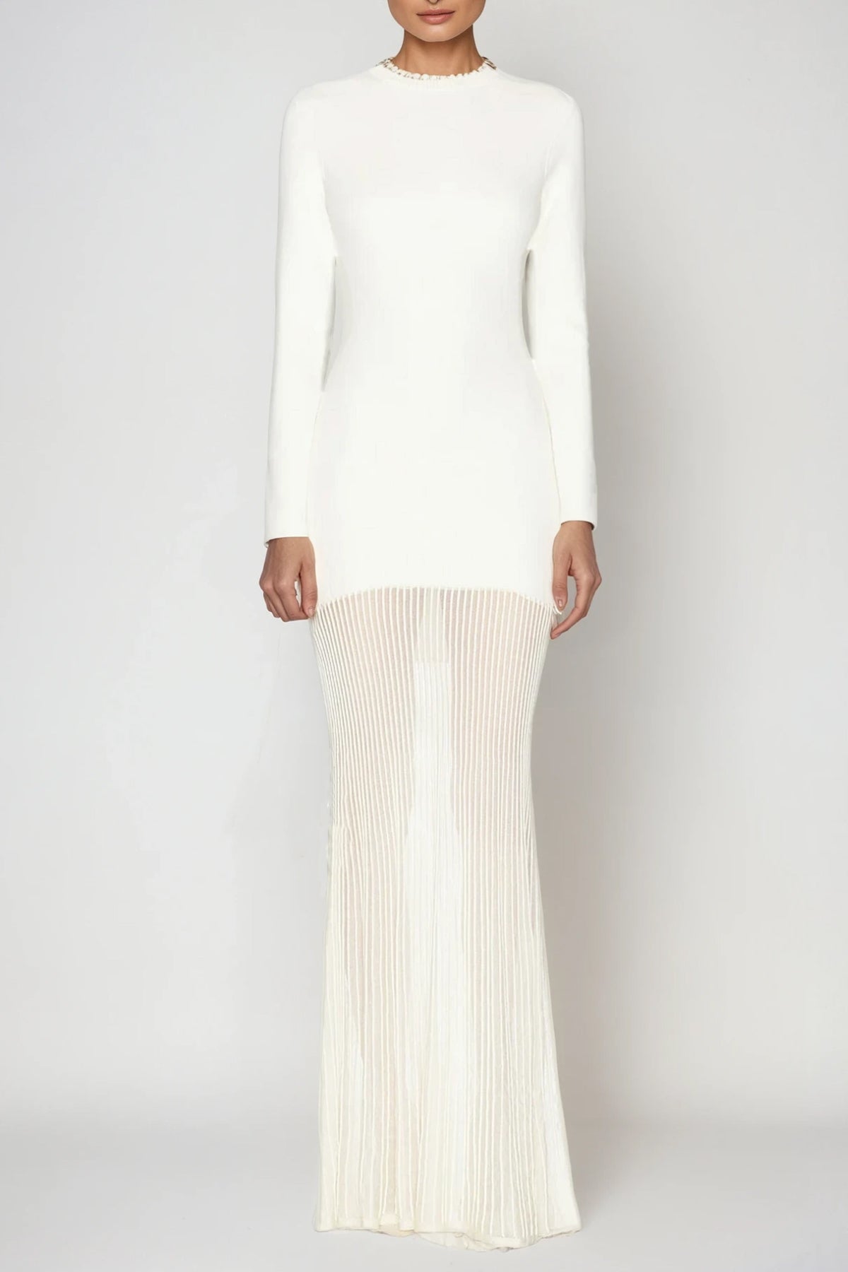 Dilnoza Deconstruct Knit Maxi Dress