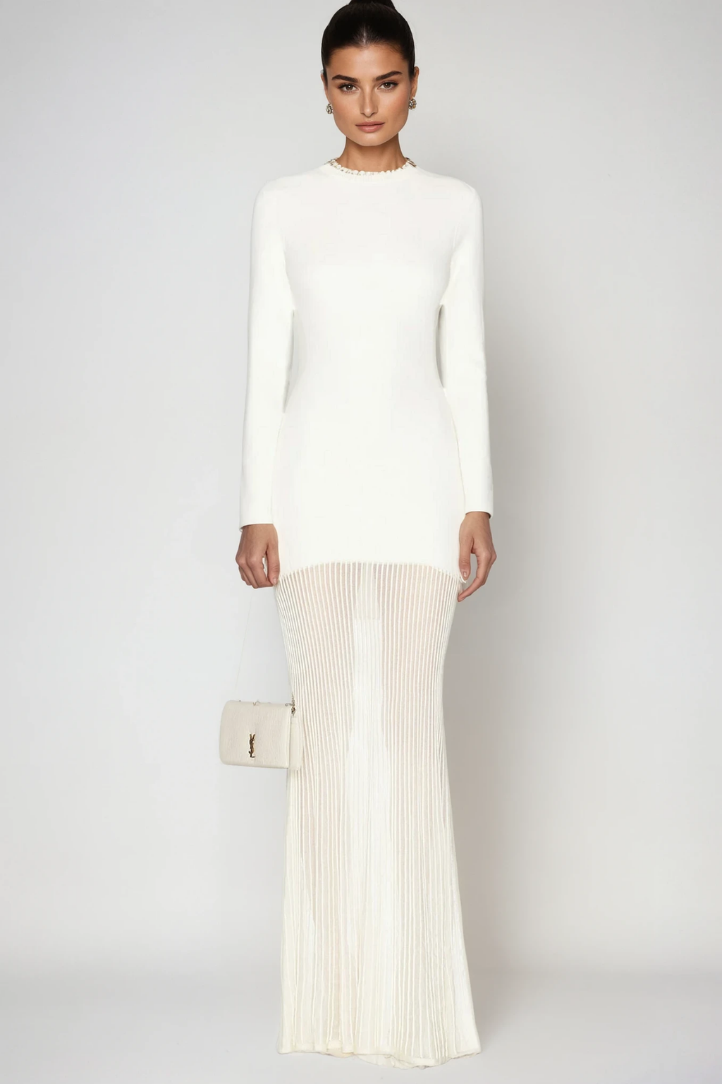 Dilnoza Deconstruct Knit Maxi Dress