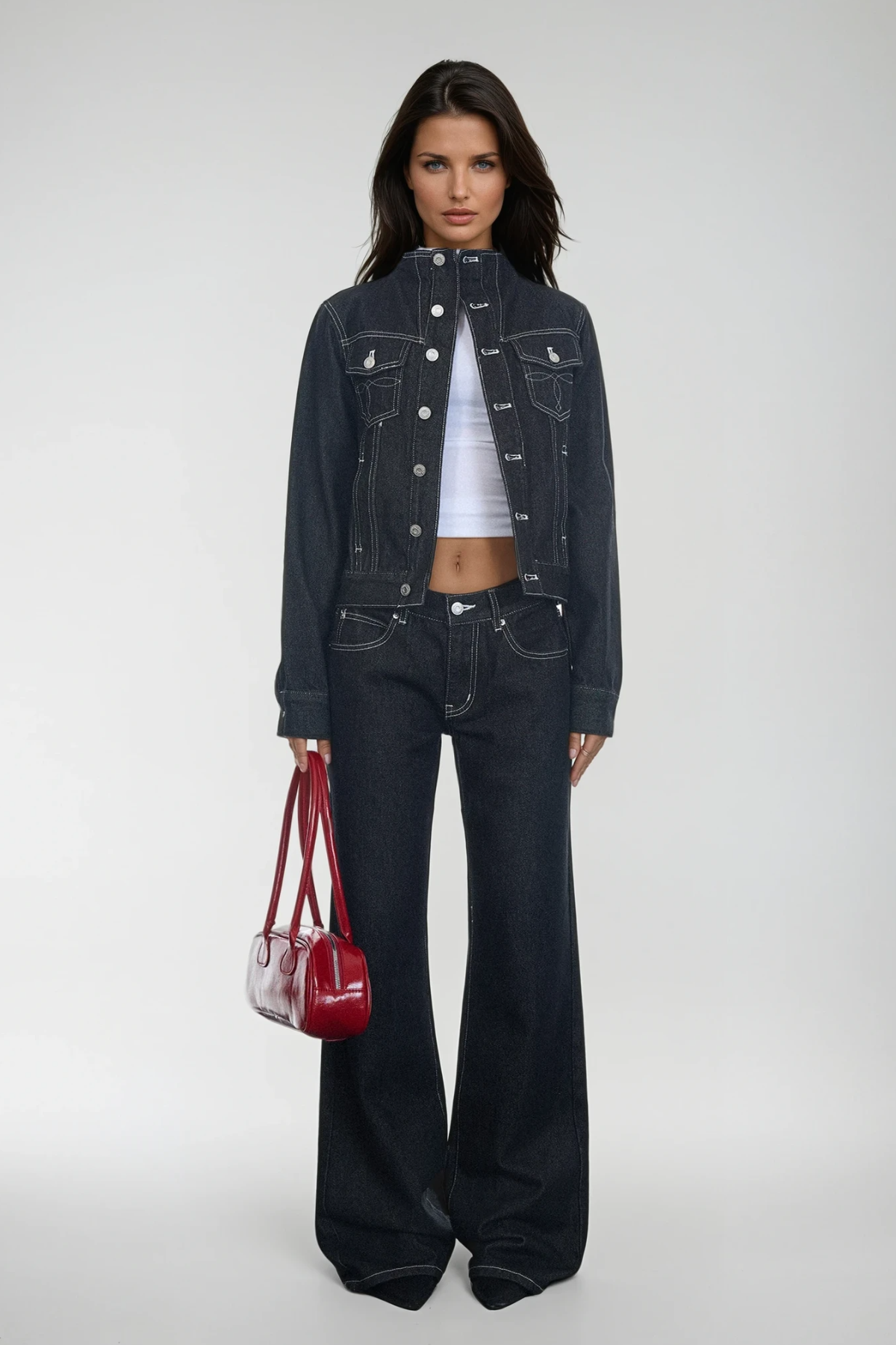 Eachann Buckle Denim Jacket