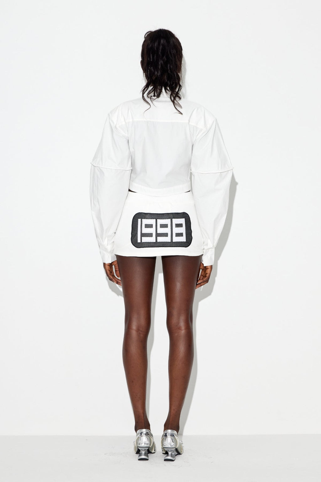 Eadgar Crop Shirt In White