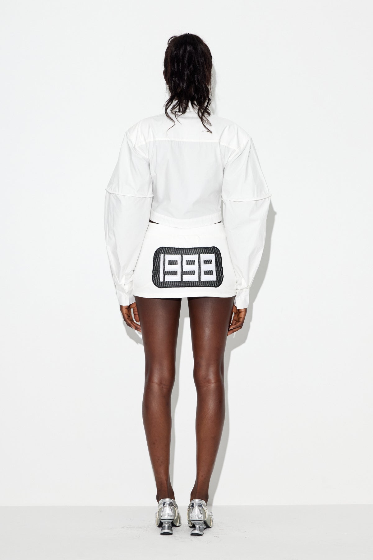 Eadgar Crop Shirt In White