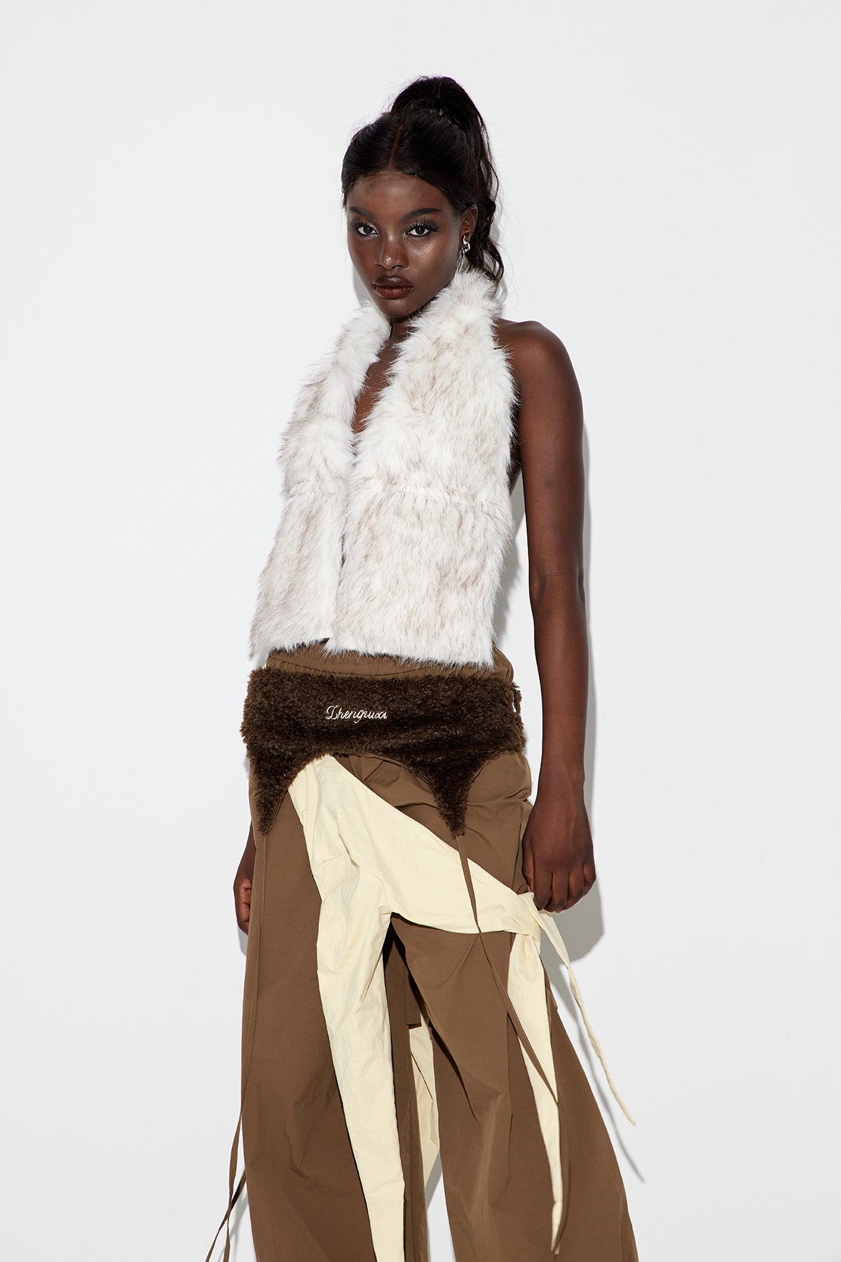 Eadmund Faux Fur Backless Top