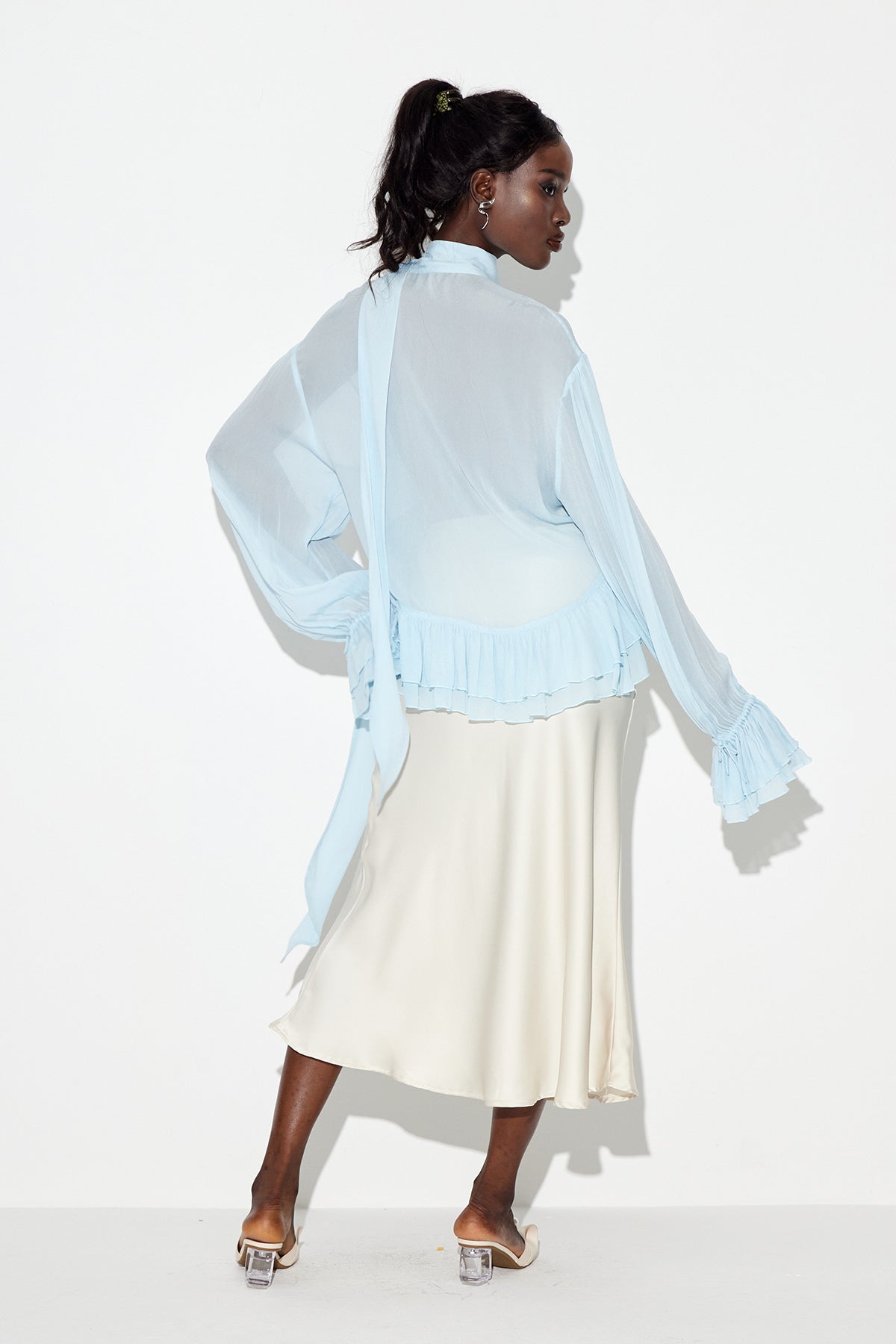 Eadweard Plunge Scarf Top