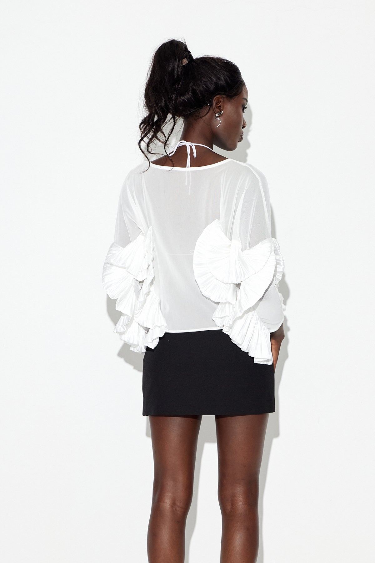 Ealhhere Asymmetric Deconstruct Top