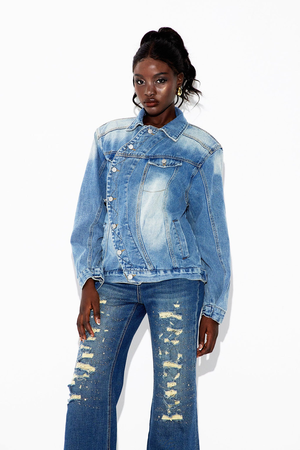 Ebbe Deconstruct Denim Jacket