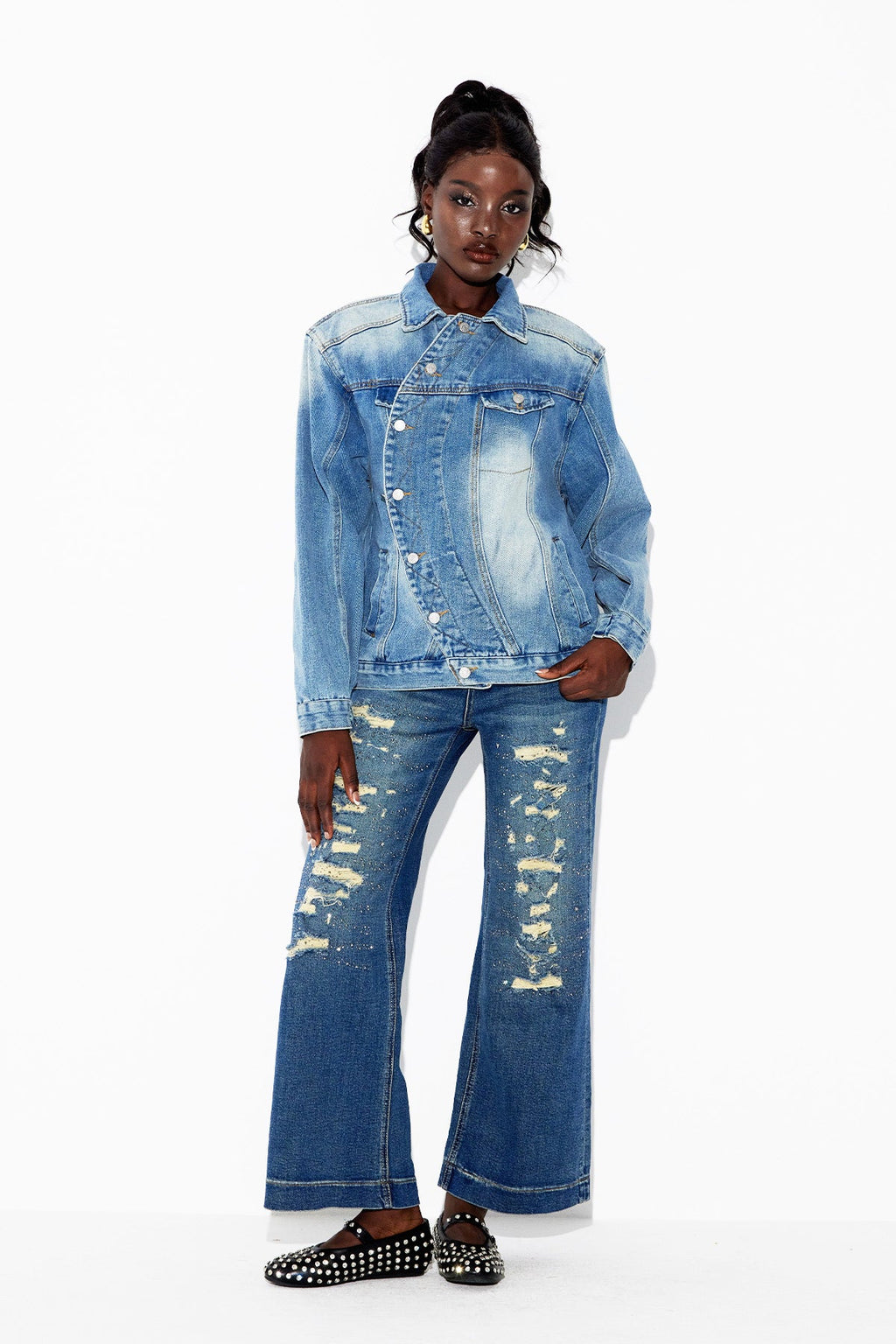 Ebbe Deconstruct Denim Jacket