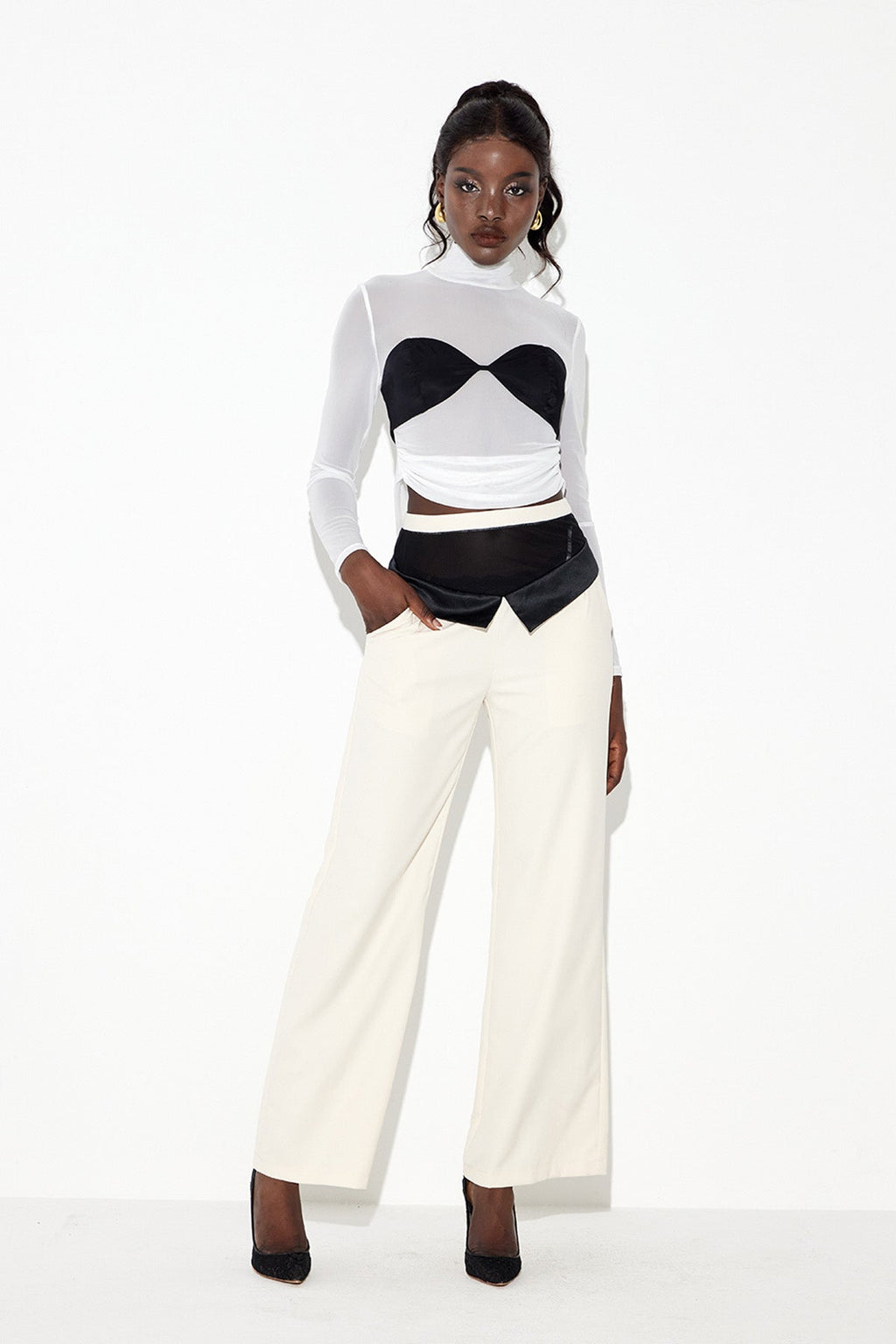 Ecaterina Deconstruct Long Sleeve Pants Set