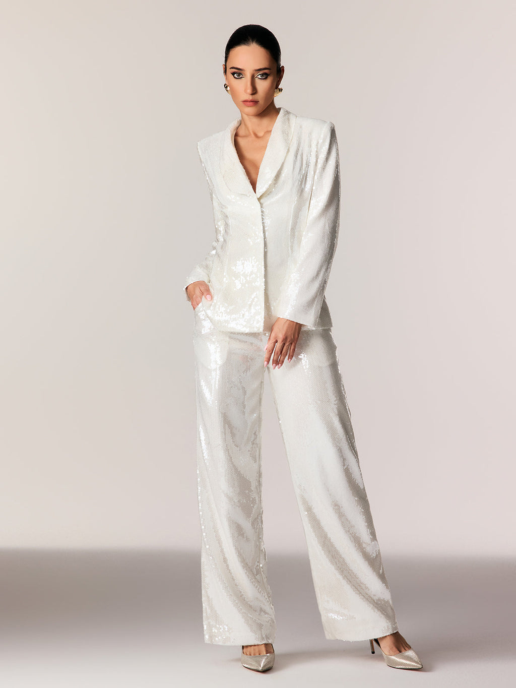 Edanur Sequin Pants Set