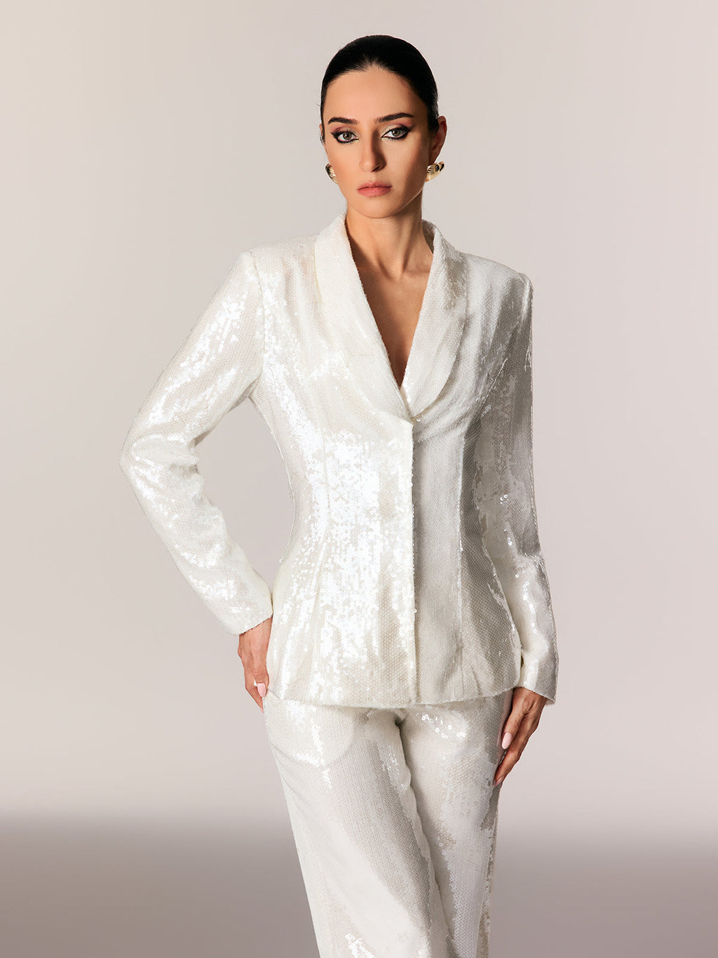 Edanur Sequin Pants Set