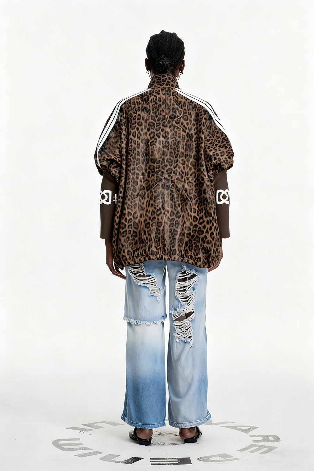 Edel Leopard Leather Jacket