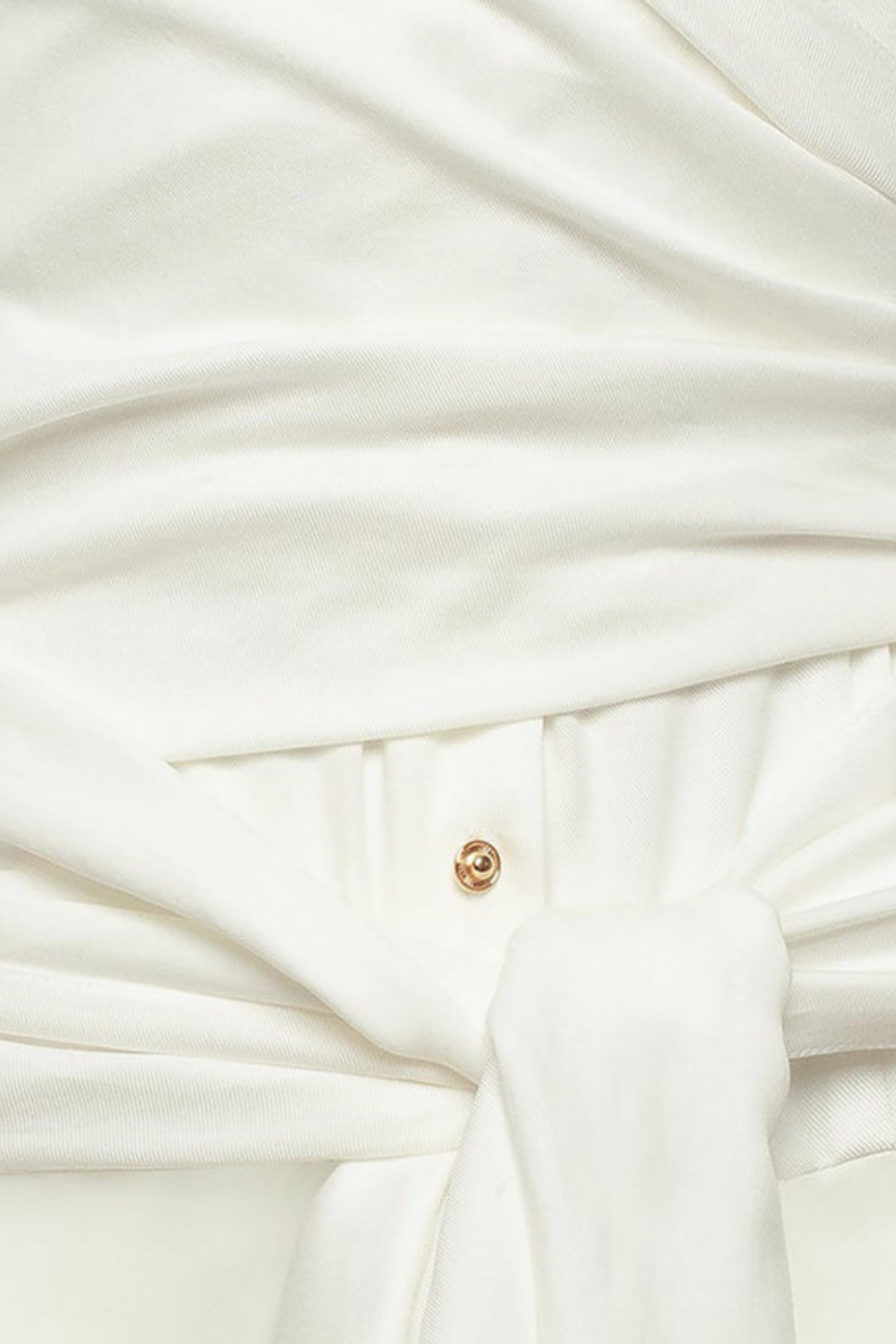 Edith Bow Lace Up Fringe Top